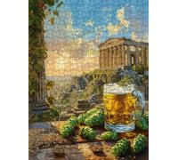 Beer Building Jigsaw Puzzle 6000 Piece, Puzzles for Adults 6000, The Impossible Challenge, Jigsaw Puzzle Games Classic Educational, Wooden Puzzles, for Home Wall Decoration Gift FNKL1-816