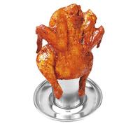 Beer Can Chicken Rack - 4.72 Inch Stainless Steel Drunk Chicken Stand for Grilling | Vertical Roaster Rack, BBQ Roasting Accessory for Oven Outdoor Barbecue Smoker Grill