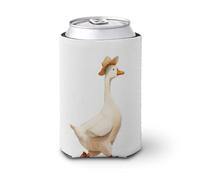Beer Can Cooler Sleeve,Cowboy Goose Walking Funny Can Cover Beer Cooler Soft Insulated Beverage Holder for Party Beach Event Home
