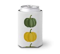 Beer Can Cooler Sleeve,Three Pumpkins Can Cover Beer Cooler Soft Insulated Beverage Holder for Party Beach Event Home