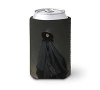 Beer Can Cooler Sleeve,Witch Walking Old Country Road Dark Fantasy Can Cover Beer Cooler Soft Insulated Beverage Holder for Party Beach Event Home