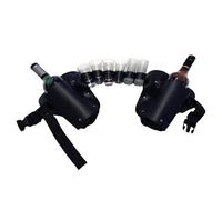 Beer Can Holder Belt | Adjustable Beer Holster Belt with Waist Belt | 6-Pack Beer Soda Bottle Holder, Drink Carrier Waist Pack for Men, Perfect for Barbecues, Tailgates, Festivals, Camping, P, black