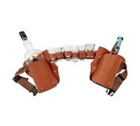 Beer Can Holder Belt, Beer Holder Belt with Adjustable Waist Strap, Be-er Holster, Be-er Bottle FannyPack, Bottle Holders Drink Can Ho-lder Waist Pack Bag