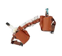 Beer Can Holder Belt - Beer Holster with Adjustable Waist Strap | Leather Beer Holster Bottle Holders, Beer Belt Holder, Drink Can Holder Waist Pack Bag, Beer Waist Holder for Man