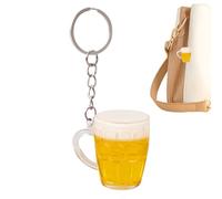 Beer Can Key Chain - Wallet Charm, Stylish Design | Cute Simulation Decoration, Aesthetic Keychain for Backpack Handbags (10x10x5cm)