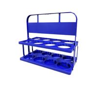 Beer Carrier Basket - Portable Bottle Carrier, Drinks Beer Bottle Basket, Practical Pack of 8 Beer Carrier Bucket with Handle, Foldable Beer Cup Holder for Serving and Storing for the Beer Shop at
