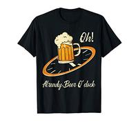 Beer Clock T Shirt Men | Beer Mug Beer Lover Drinking Tee