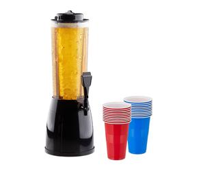 Beer column Beverage Tower Party Tap Alcohol Dispenser Portable 20 Cups 2.5 L