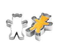 Beer Cookie Cutter - 8 x 6.3cm Bear Shaped Cookie Cutter, Wide Applicable | Kitchen Baking Accessories with Ease, Fondant for Cake Decoration Making Fondant Clay Tray