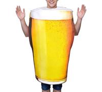 Beer Costume | This foam beer mug costume impresses with its whimsical charm and is a must-have for themed parties or special occasions where you can personalise your personality