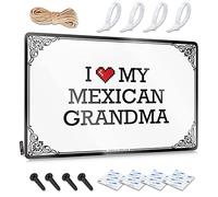 Beer Decor I Love My Mexican Grandma Tin Sign Funny Saying Tin Signs Funny Saying Tin Signs(20X30CM)