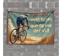 Beer Decorations for Man Cave Ride Into The Unknown: A Cyclist'S Journey Through Nature Tapestry Bedroom Door Decor Man Cave Decorations(75X100CM)