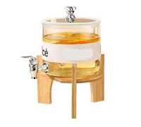 Beer Dispenser for Party Glass Transparent Beer Dispenser Beverage Bucket with Base Drink Dispenser for Wine
