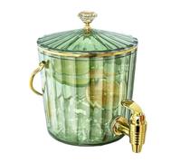 Beer Dispenser for Party Household Juice Bucket with Tap Beer Dispenser Drink Dispenser for Wine(Grün)