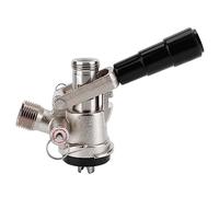 Beer Dispenser, S Type Keg Coupler with Safety Pressure Relief Valve Kegerator Replacement Parts for Home Use