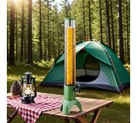 Beer Dispenser Tall Mimosa Tower Stand with Scale Lines, Light Up Drink Cooler Keep Fresh & Cold, Restaurant/Pub/Picnic/Party/Home Beer Giraffe Dispenser(Green,3L)