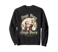 Beer Drinker Jingle Beers Funny Santa Vintage Brewers Sweatshirt