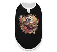 Beer Drinking Sloth Dog Clothes Dogs Jacket Pet Shirts Coats for Summer Apparel S