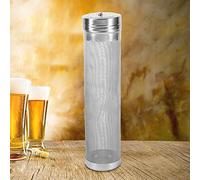 Beer Dry Hopper Filter, Hop Filter, Stainless Steel Home Brew Beer Wine Hopper Filter Strainer 300 Micron Useful Home Accessory for Home Brew Beer, Wine, Home Coffee Filter