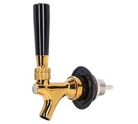 Beer Faucet, Stainless Steel Brass Draft Beer Faucet Long Shank Beer Keg Tap Dispenser Wine Tools Home Brewing Accessories for Kegerator Draft Tower (1Pcs)
