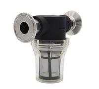 Beer Filter Hose Strainer 1.5 Inches TC Inline Mesh Filter for Home Brewing 150 Micron 100 Mesh Removes Sediment