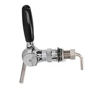 Beer Flow Control Faucet, Draft Beer Faucet, Beer Keg Tap Stainless Steel Spheroidal Flow Rate Control Beer Tap Faucet for Bar Home