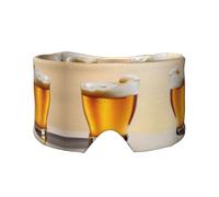 Beer Foam Print Eye Shade Cover for Nap Travel Yoga,Eye Cover Blindfold Travel Office Nap Airplane
