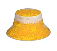 Beer Foam Prints Reflective Bucket Hat :>> Lightweight, Breathable, Foldable. Unisex for Outdoor Activities Four Seasons Quality Black, Black, One size