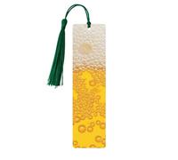 Beer Foam Wooden Bookmark Perfect Decoration for Bookmarks Lovers Students Reading Book Club
