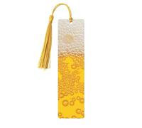 Beer Foam Wooden Bookmark Perfect Decoration for Bookmarks Lovers Students Reading Book Club