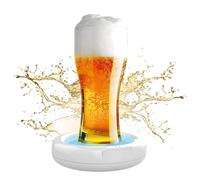 Beer Foamer, Ultrasonic Beer Frother Electric Beer Foam Maker Beer Bubbler for Family Party Business Meetings Bars 3.7V 110KHZ