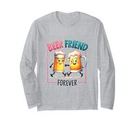 Beer Friend Forever Funny Drinking Buddies Cartoon Mugs Long Sleeve T-Shirt
