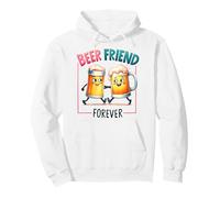 Beer Friend Forever Funny Drinking Buddies Cartoon Mugs Pullover Hoodie