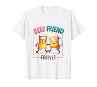 Beer Friend Forever Funny Drinking Buddies Cartoon Mugs T-Shirt
