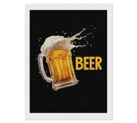 Beer Funny Diamond Art Kits DIY Painting Diamonds Picture Wall Decor Decoration