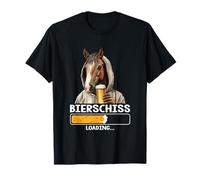 Beer Gift Idea for Beer Lovers Drinking Beer Horse T-Shirt