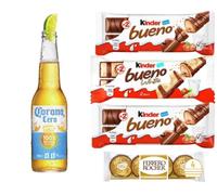 Beer Gifts 330ml|Kinder Chocolate Gifts |Ale Gifts | Christmas Gifts | Birthday Gifts | Luxury Gifts| Lager Gifts (Corona Cero Alcohol Free)
