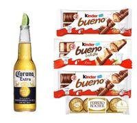 Beer Gifts 330ml|Kinder Chocolate Gifts |Ale Gifts | Christmas Gifts | Birthday Gifts | Luxury Gifts| Lager Gifts (Corona Lager Beer)