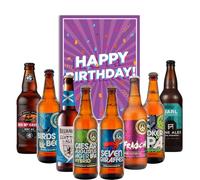 Beer Gifts for Men and Women - Includes Birthday Card - 8x500ml Scottish Craft Beer Gift Set - A Craft Beer Selection Box - Craft Ale Gift Set by Liquid Vault