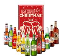 Beer Gifts for Men and Women - Includes Christmas Card - 12x330ml Bottles - World of Lager Beer Gift Set - Perfect Beer Selection Gifts by Liquid Vault