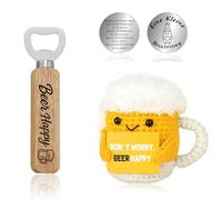 Beer Gifts for Men, Emotionally Cute Hook Potato Partner Toy with Bottle Opener and Lucky Coins, Funny Gag Gift for the Best Friend, Birthday, Housemistress, Wife, Sex Teacher