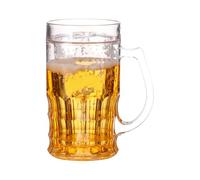 Beer Hunt - Beer Pint Glass | Stuffing Age | Double Layer 420ml Simulation Novelty Cold Perfect for Beverages Mug | Ultimate Plastic Fake Drinking Cup Decoration p