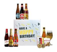 BEER HUNTER Belgium Beer Hoppy Birthday Beer Gift Box - Premium Selection, Gifts For Him, For Her, Christmas, Birthday's, Father's Day, IPA, Lager, Ale, Fruit Beer,