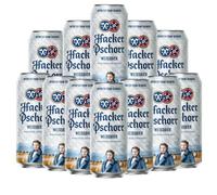 BEER HUNTER Hacker Pschorr Hefe Weissbier German Wheat Beer 500ml Cans - 5.5% ABV (12 Pack)
