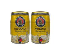 Beer Hunter Paulaner Munchner Hell Premium German Lager 5ltr Mini Kegs (Set of 2) - 4.9% ABV
