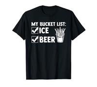 Beer I Drinking Bucket List Alcohol Party Funny Cool T-Shirt