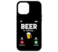 Beer Is Calling, Funny Phone Screen, Call From Beer Design Case for iPhone 12 Pro Max