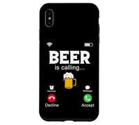Beer Is Calling, Funny Phone Screen, Call From Beer Design Case for iPhone XS Max