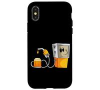 Beer Is Cheaper than Gasoline Gas Pump Beer Refill Gas Price Case for iPhone X/XS