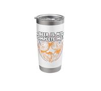 Beer is My Complete Meal Beer Lover Dad Drinker Daddy Stainless Steel Insulated Tumbler
